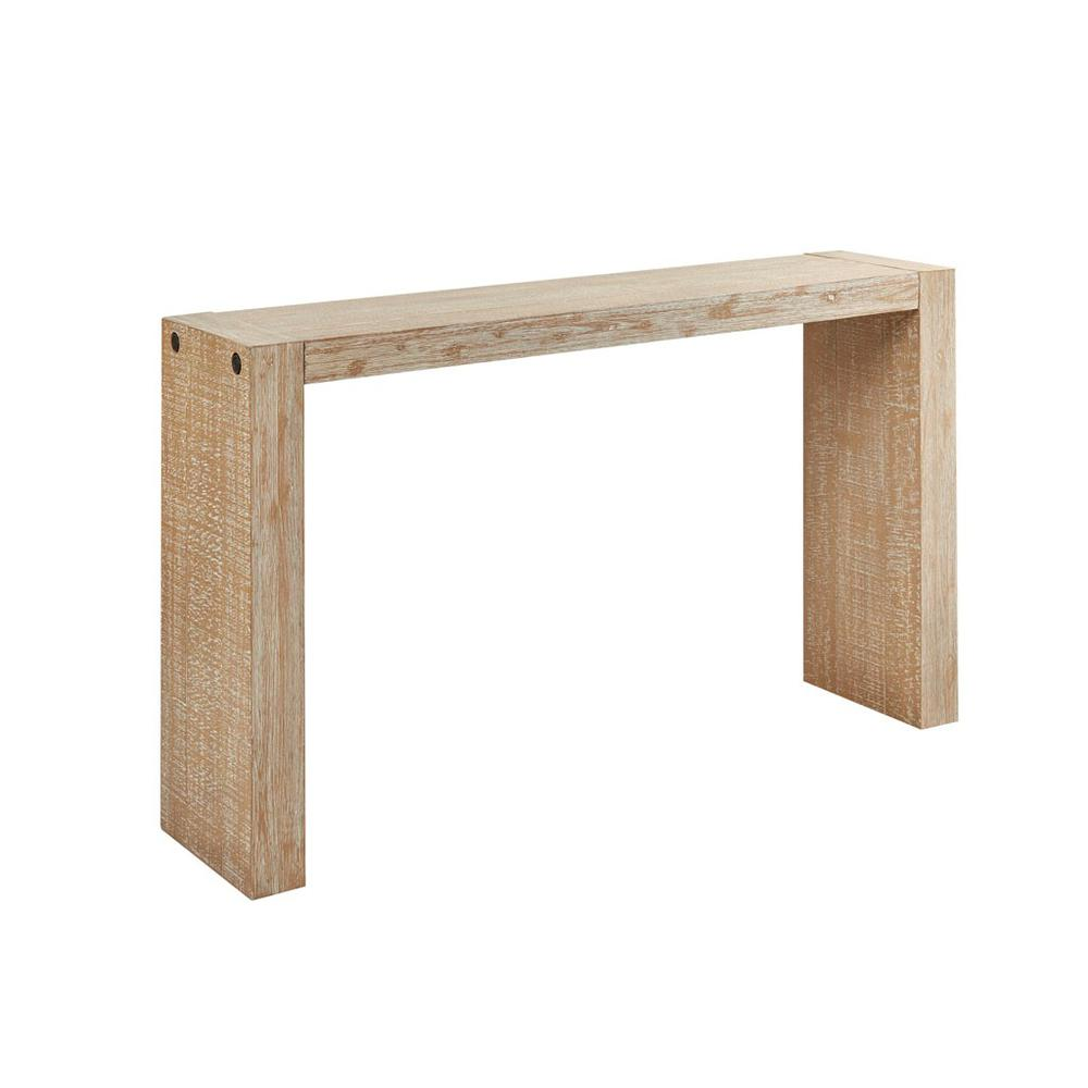 Buy farmhouse furniture Handcrafted Mediterranean wood "64" Console Table - Modern Cottage Farmhouse Furniture