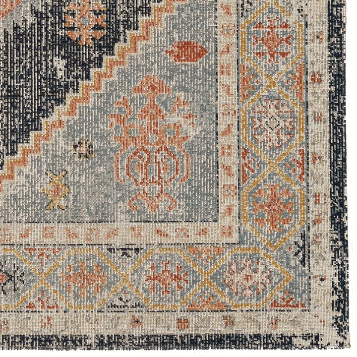 Buy farmhouse furniture Valencia Mediterranean Contemporary Rust Vintage Distressed Rug - Modern Cottage Farmhouse Furniture