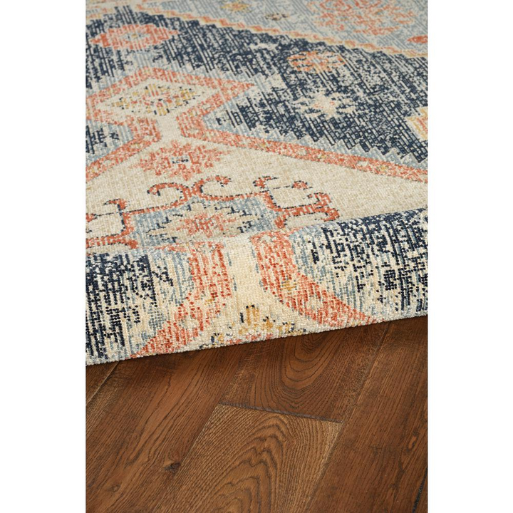 Buy farmhouse furniture Valencia Mediterranean Contemporary Rust Vintage Distressed Rug - Modern Cottage Farmhouse Furniture