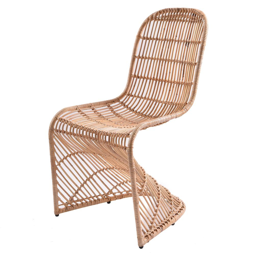 Buy farmhouse furniture Groovy Rattan Chair, (Set of 2) - Modern Cottage Farmhouse Furniture