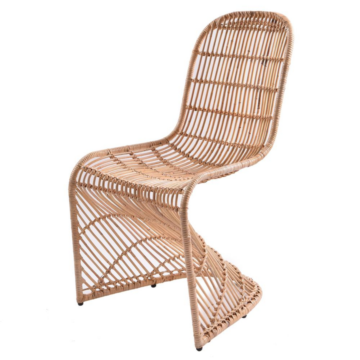 Buy farmhouse furniture Groovy Rattan Chair, (Set of 2) - Modern Cottage Farmhouse Furniture