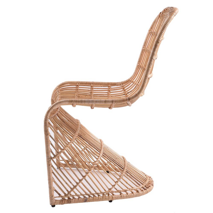 Buy farmhouse furniture Groovy Rattan Chair, (Set of 2) - Modern Cottage Farmhouse Furniture