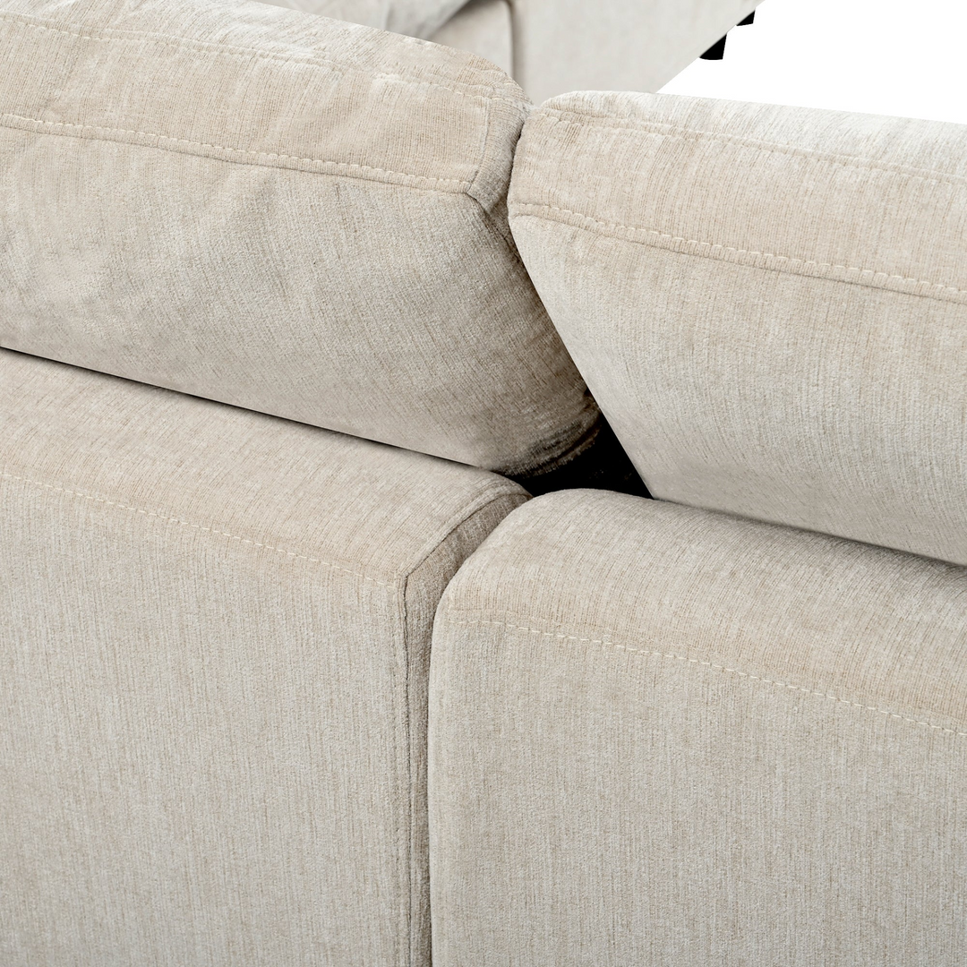 Buy farmhouse furniture Extra Large 7-Seater Modular Sectional Sofa with L-Shape Design - Modern Cottage Farmhouse Furniture