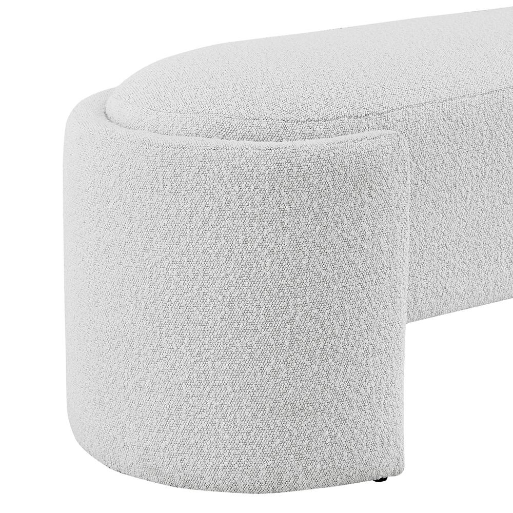 Buy farmhouse furniture Felicia Fabric Bench - Modern Cottage Farmhouse Furniture
