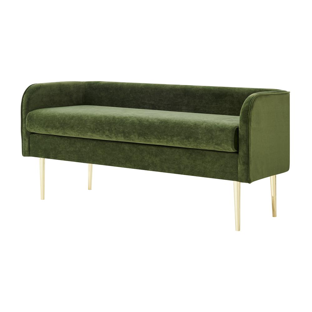 Buy farmhouse furniture Marsha Velvet Bench - Modern Cottage Farmhouse Furniture