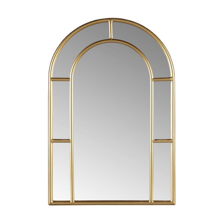 Buy farmhouse furniture Gold Arched Wall Mirror - Modern Cottage Farmhouse Furniture