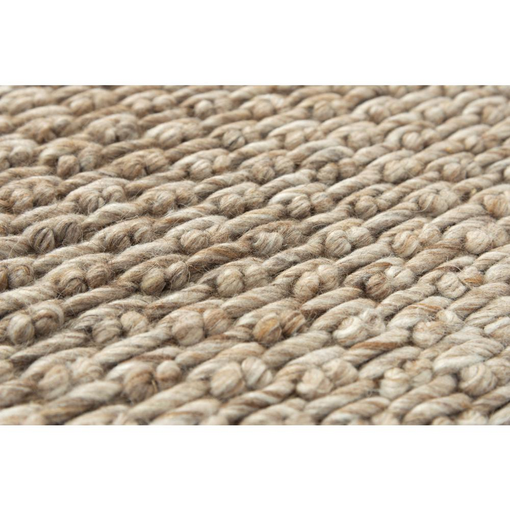 Buy farmhouse furniture Sepia Hand Woven Flat Weave Pile Wool/ Polyester Rug, 5&