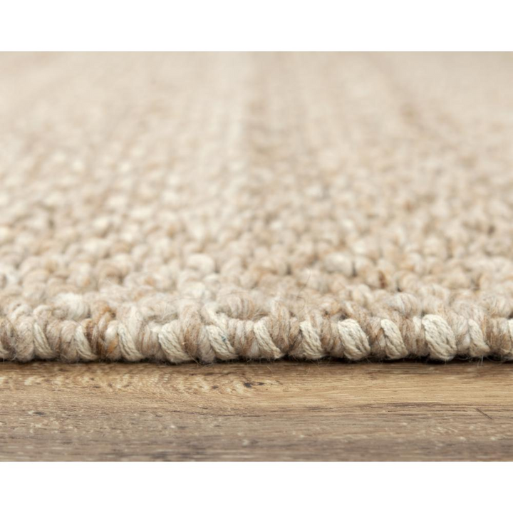 Buy farmhouse furniture Sepia Hand Woven Flat Weave Pile Wool/ Polyester Rug, 5&