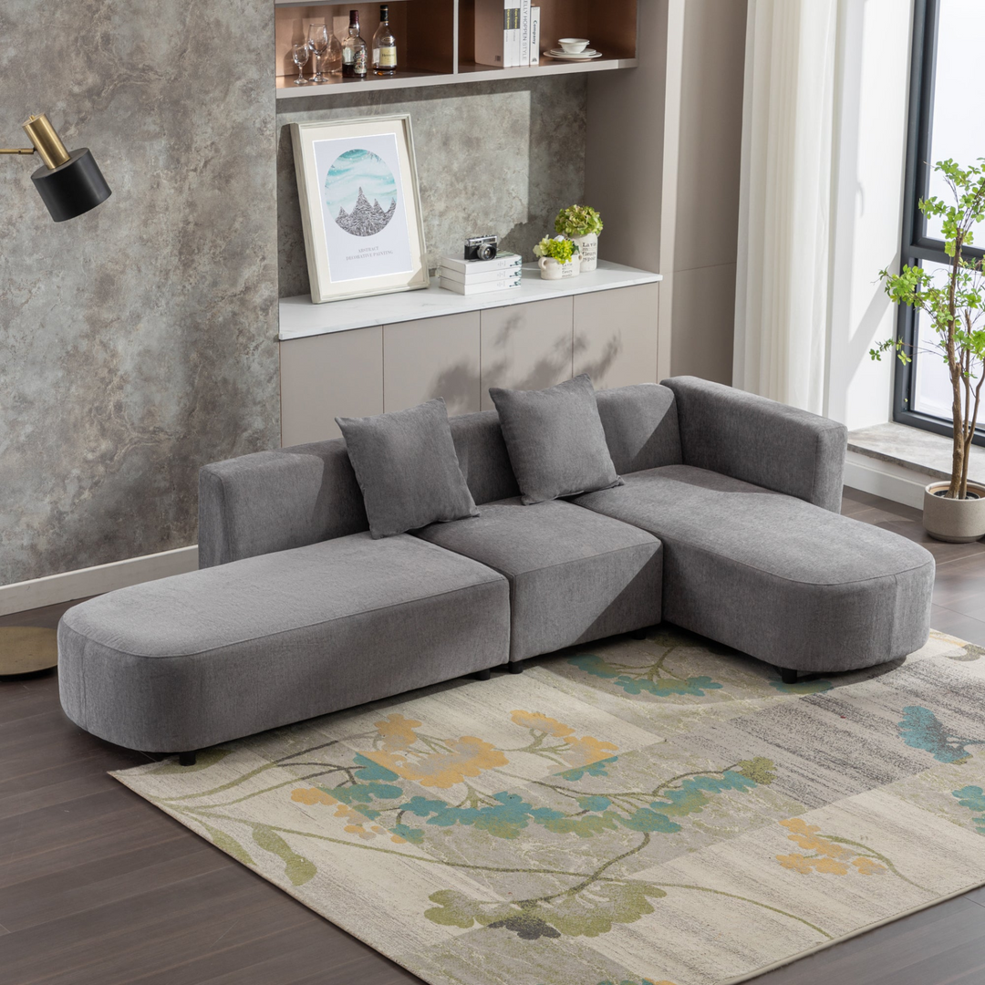 Buy farmhouse furniture La Idyllique | Luxury Modern Style Living Room Upholstery Sofa - Modern Cottage Farmhouse Furniture