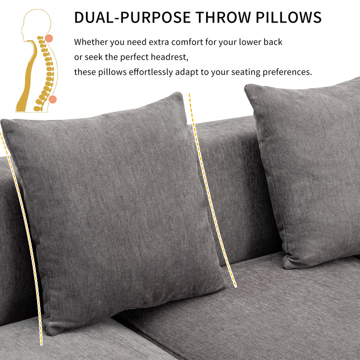 Buy farmhouse furniture La Idyllique | Luxury Modern Style Living Room Upholstery Sofa - Modern Cottage Farmhouse Furniture