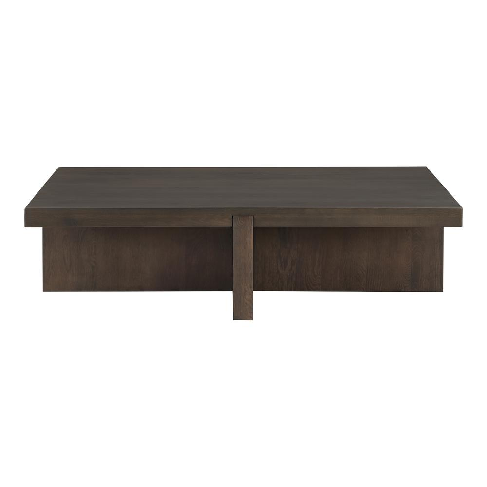 Buy farmhouse furniture Folke Mediterranean Farmhouse Rectangular Coffee Table Dark Brown - Modern Cottage Farmhouse Furniture