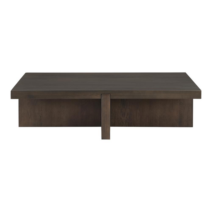 Buy farmhouse furniture Folke Mediterranean Farmhouse Rectangular Coffee Table Dark Brown - Modern Cottage Farmhouse Furniture