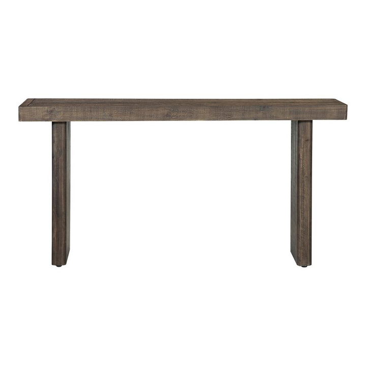 Buy farmhouse furniture Monterey Farmhouse Console Foyer Table Aged Brown - Modern Cottage Farmhouse Furniture