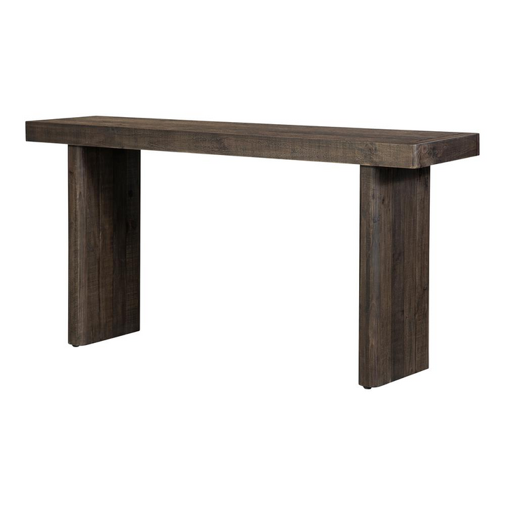 Buy farmhouse furniture Monterey Farmhouse Console Foyer Table Aged Brown - Modern Cottage Farmhouse Furniture