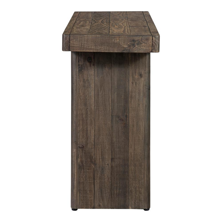 Buy farmhouse furniture Monterey Farmhouse Console Foyer Table Aged Brown - Modern Cottage Farmhouse Furniture