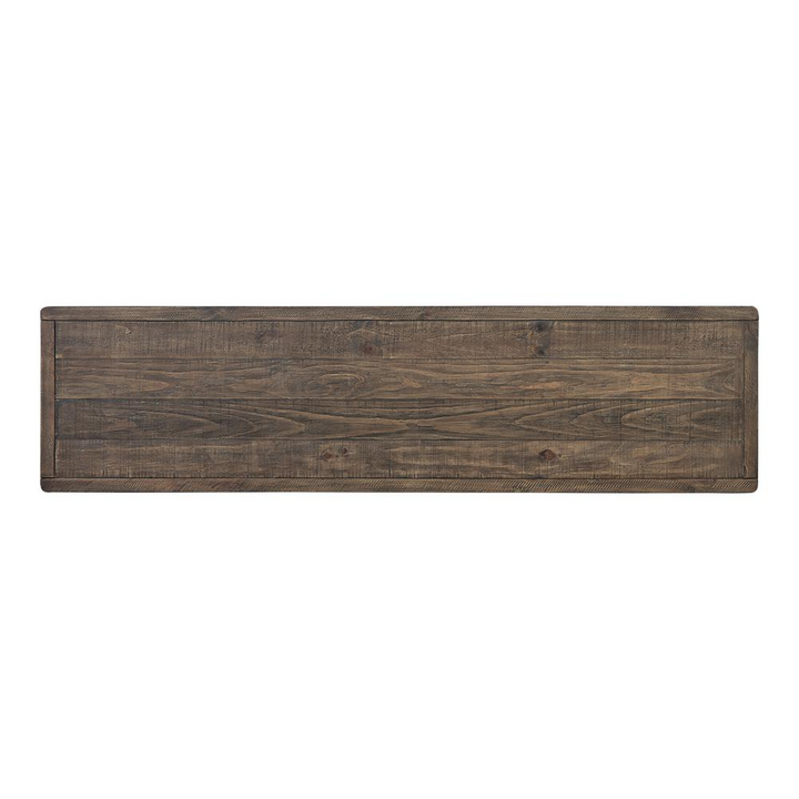 Buy farmhouse furniture Monterey Farmhouse Console Foyer Table Aged Brown - Modern Cottage Farmhouse Furniture