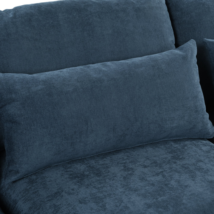 Buy farmhouse furniture Bluebell Cottage • Blue U-shaped American Farmhouse Style Sofa Couch Sectional Daybed - Modern Cottage Farmhouse Furniture