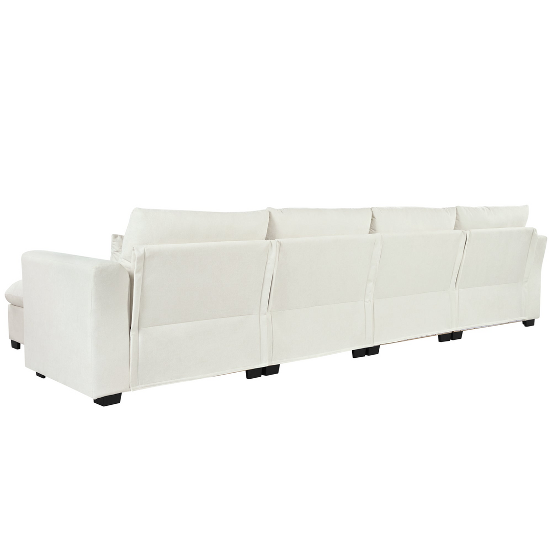 Buy farmhouse furniture Bluebell Cottage • Blue U-shaped American Farmhouse Style Sofa Couch Sectional Daybed - Modern Cottage Farmhouse Furniture