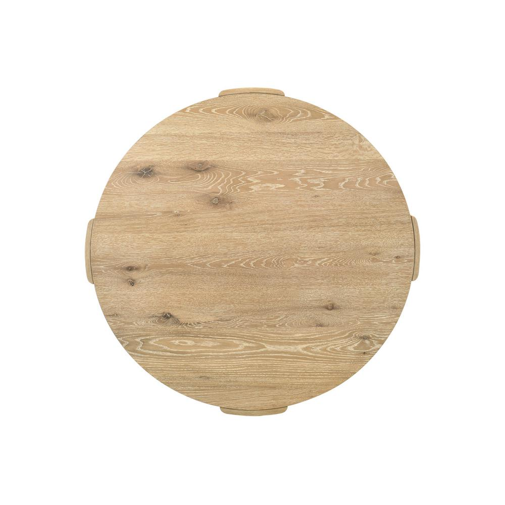 Buy farmhouse furniture Bowen Oak Finish 47" Round Dining Table - Modern Cottage Farmhouse Furniture