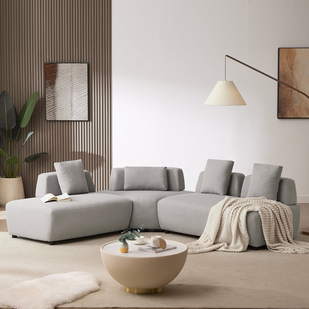 Buy farmhouse furniture Le Verona | Modern Modular Luxury Grey Italian Contemporary Sofa Sectional - Modern Cottage Farmhouse Furniture