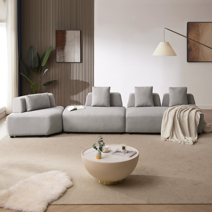 Buy farmhouse furniture Le Verona | Modern Modular Luxury Grey Italian Contemporary Sofa Sectional - Modern Cottage Farmhouse Furniture