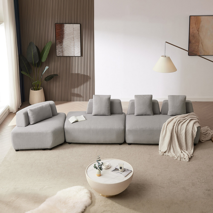Buy farmhouse furniture Le Verona | Modern Modular Luxury Grey Italian Contemporary Sofa Sectional - Modern Cottage Farmhouse Furniture