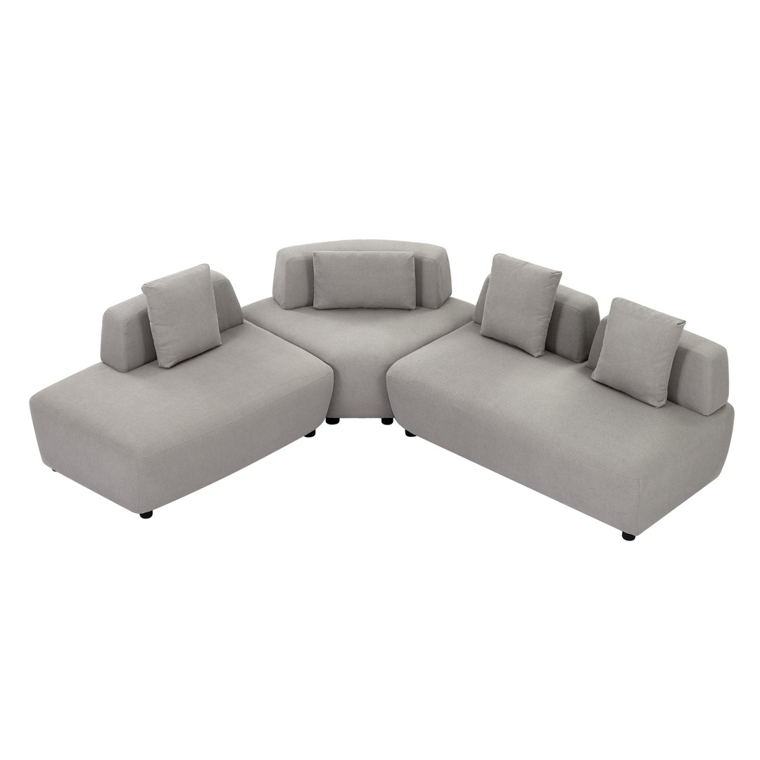 Buy farmhouse furniture Le Verona | Modern Modular Luxury Grey Italian Contemporary Sofa Sectional - Modern Cottage Farmhouse Furniture
