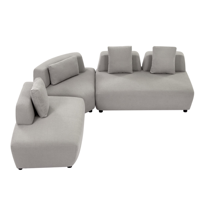 Buy farmhouse furniture Le Verona | Modern Modular Luxury Grey Italian Contemporary Sofa Sectional - Modern Cottage Farmhouse Furniture