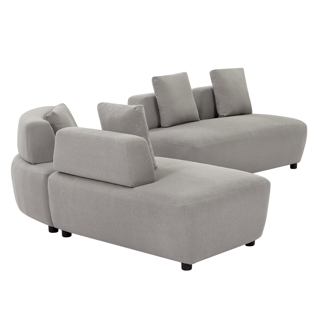 Buy farmhouse furniture Le Verona | Modern Modular Luxury Grey Italian Contemporary Sofa Sectional - Modern Cottage Farmhouse Furniture