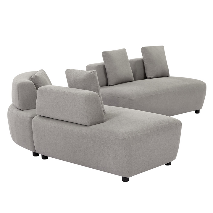 Buy farmhouse furniture Le Verona | Modern Modular Luxury Grey Italian Contemporary Sofa Sectional - Modern Cottage Farmhouse Furniture