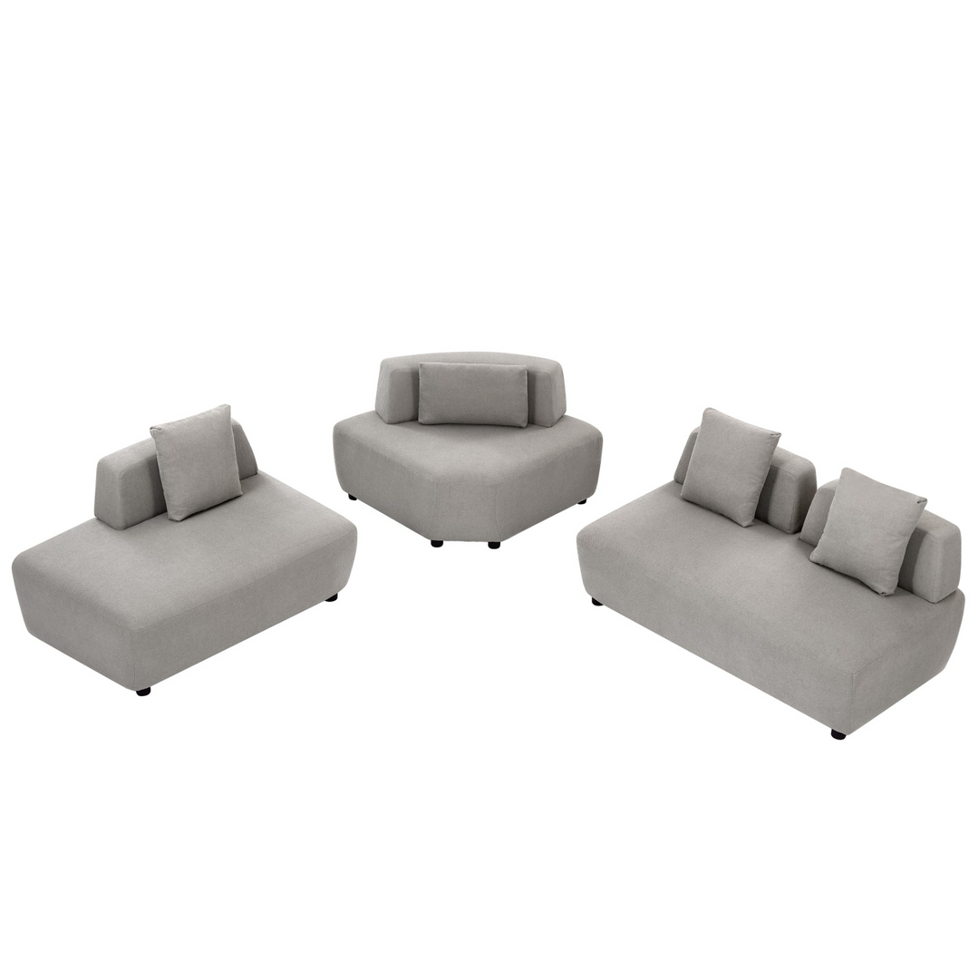 Buy farmhouse furniture Le Verona | Modern Modular Luxury Grey Italian Contemporary Sofa Sectional - Modern Cottage Farmhouse Furniture