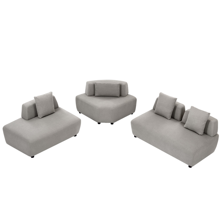 Buy farmhouse furniture Le Verona | Modern Modular Luxury Grey Italian Contemporary Sofa Sectional - Modern Cottage Farmhouse Furniture