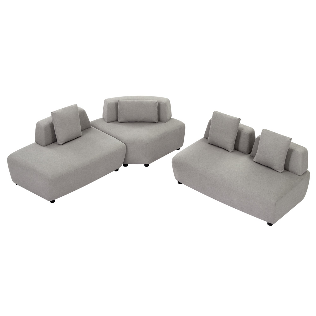 Buy farmhouse furniture Le Verona | Modern Modular Luxury Grey Italian Contemporary Sofa Sectional - Modern Cottage Farmhouse Furniture