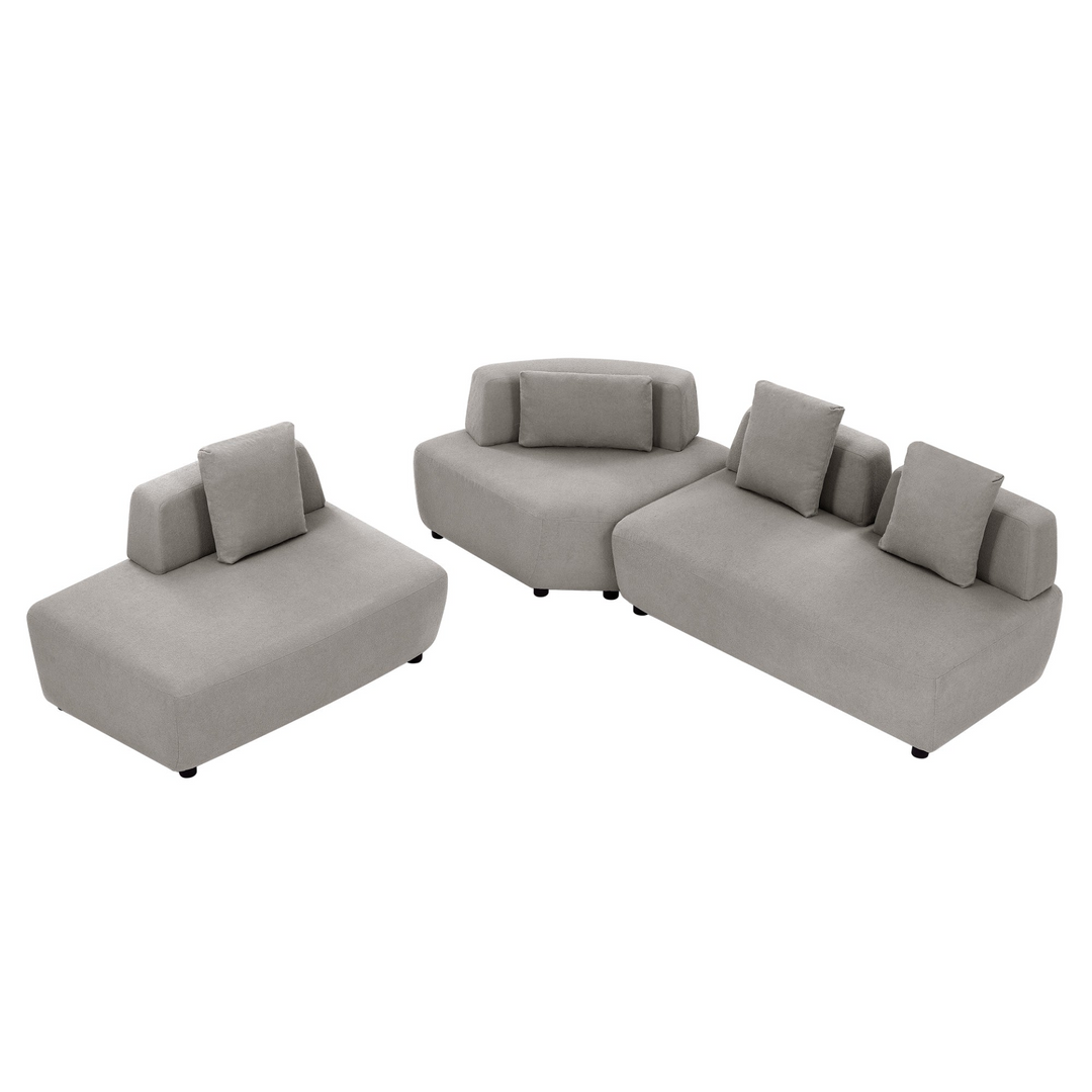 Buy farmhouse furniture Le Verona | Modern Modular Luxury Grey Italian Contemporary Sofa Sectional - Modern Cottage Farmhouse Furniture
