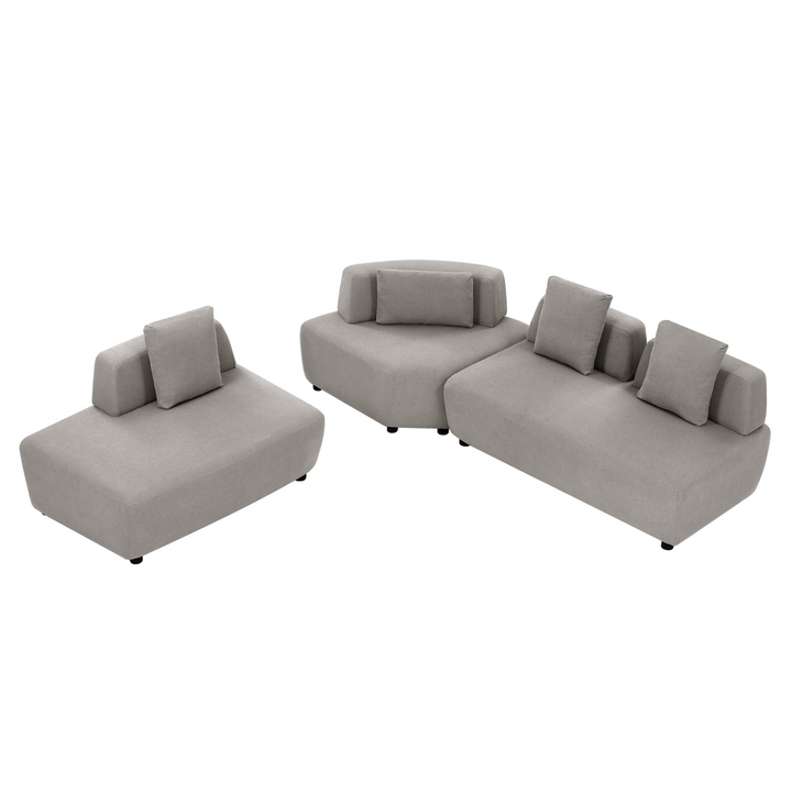 Buy farmhouse furniture Le Verona | Modern Modular Luxury Grey Italian Contemporary Sofa Sectional - Modern Cottage Farmhouse Furniture