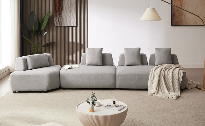 Buy farmhouse furniture Le Verona | Modern Modular Luxury Grey Italian Contemporary Sofa Sectional - Modern Cottage Farmhouse Furniture