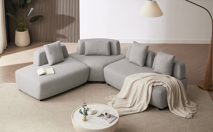 Buy farmhouse furniture Le Verona | Modern Modular Luxury Grey Italian Contemporary Sofa Sectional - Modern Cottage Farmhouse Furniture