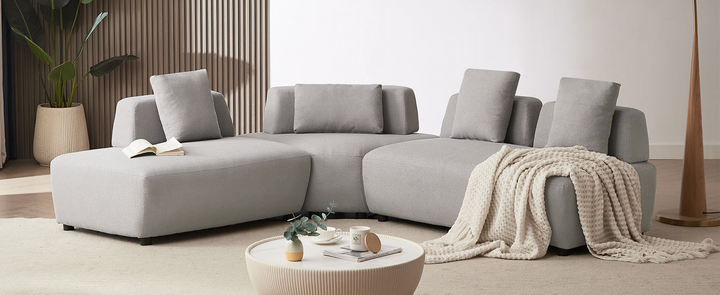 Buy farmhouse furniture Le Verona | Modern Modular Luxury Grey Italian Contemporary Sofa Sectional - Modern Cottage Farmhouse Furniture