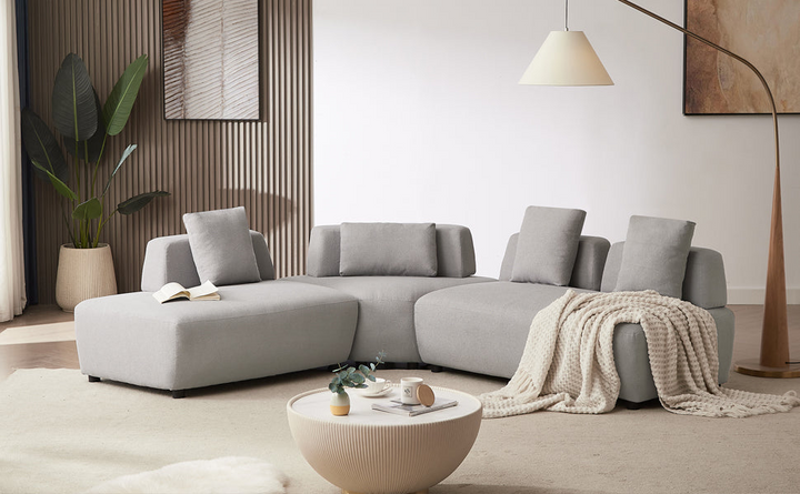 Buy farmhouse furniture Le Verona | Modern Modular Luxury Grey Italian Contemporary Sofa Sectional - Modern Cottage Farmhouse Furniture
