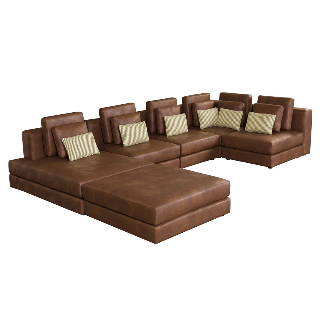 Buy farmhouse furniture Birch Willows | Large Modern Farmhouse Modular Luxury Sectional Sofa - Modern Cottage Farmhouse Furniture