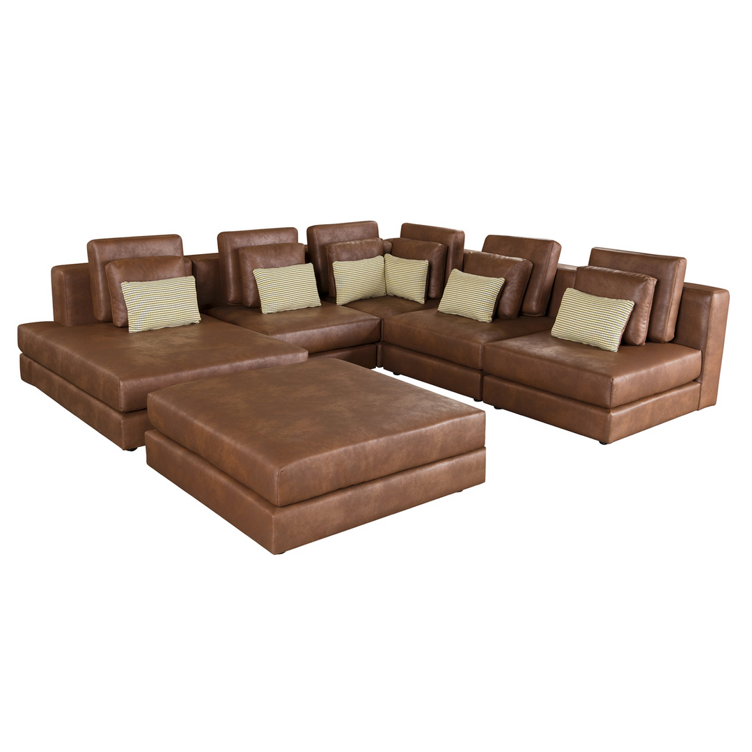 Buy farmhouse furniture Birch Willows | Large Modern Farmhouse Modular Luxury Sectional Sofa - Modern Cottage Farmhouse Furniture