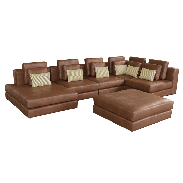 Buy farmhouse furniture Birch Willows | Large Modern Farmhouse Modular Luxury Sectional Sofa - Modern Cottage Farmhouse Furniture