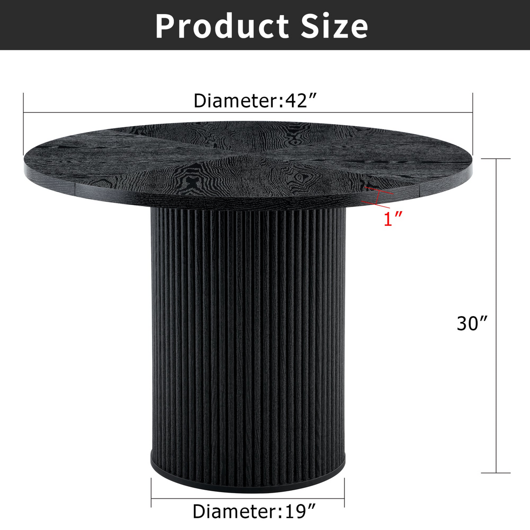Buy farmhouse furniture Large Black Modern Cottage Farmhouse Style Dining Table - - Modern Cottage Farmhouse Furniture