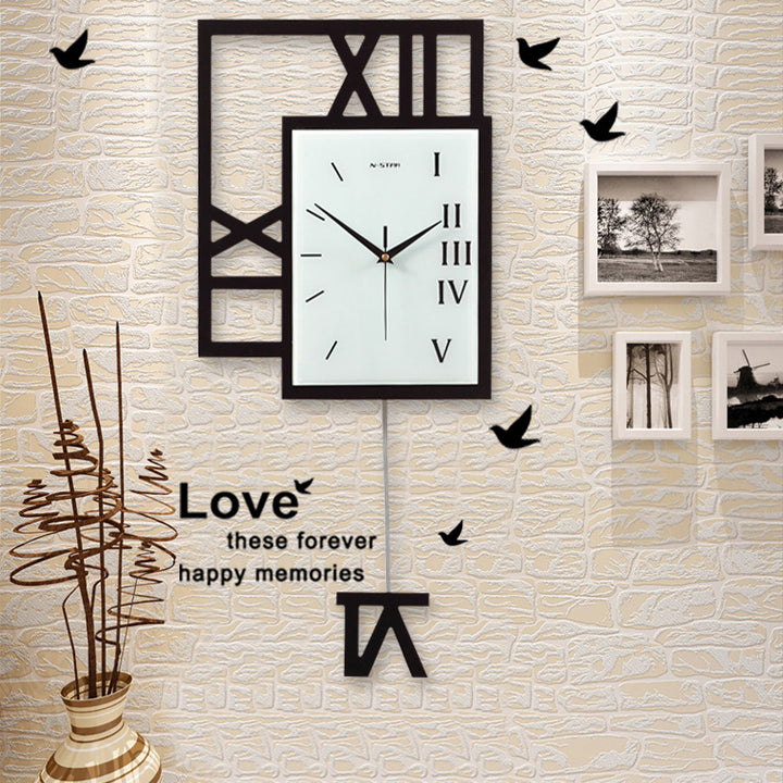Buy farmhouse furniture Toscana | Italian Modern Swinging Wall Clock - Modern Cottage Farmhouse Furniture