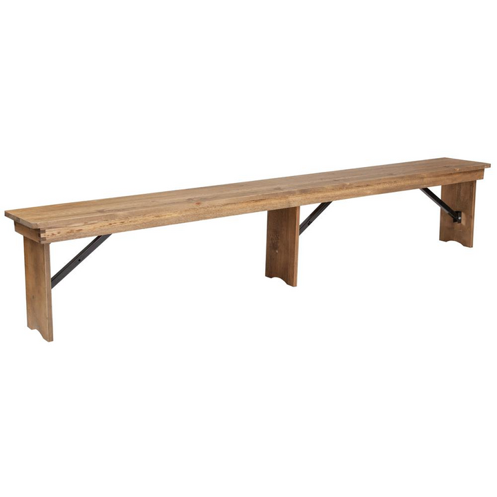 Buy farmhouse furniture La Amor Mediterranean Farmhouse Style Folding Dining Bench - Modern Cottage Farmhouse Furniture