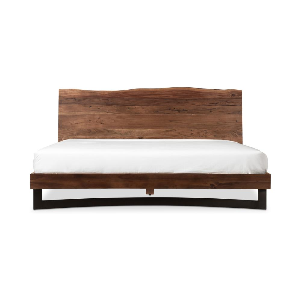 Buy farmhouse furniture Bent King Size Mediterranean Farmhouse Bed - Modern Cottage Farmhouse Furniture
