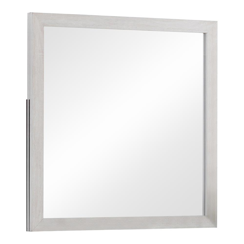 Buy farmhouse furniture Brantford Dresser Mirror Coastal White - Modern Cottage Farmhouse Furniture