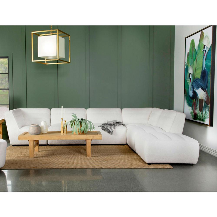 Buy farmhouse furniture The Valencia Grande 6-piece Upholstered Mediterranean Luxury Modular Sectional Sofa - Modern Cottage Farmhouse Furniture