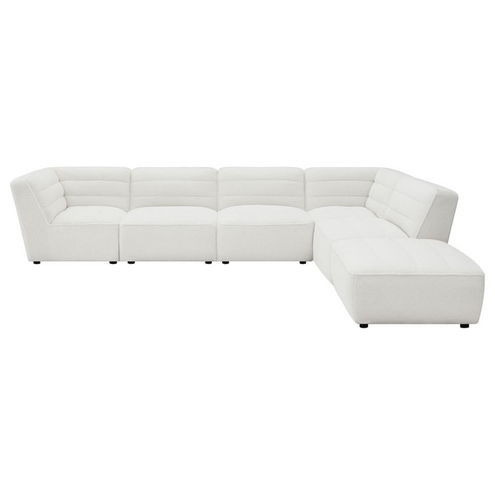 Buy farmhouse furniture The Valencia Grande 6-piece Upholstered Mediterranean Luxury Modular Sectional Sofa - Modern Cottage Farmhouse Furniture