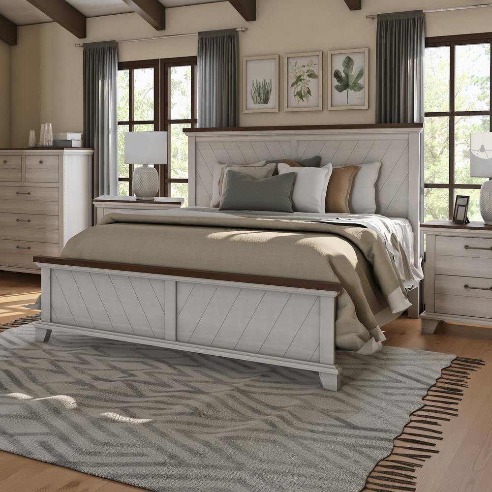 Buy farmhouse furniture Tuscan Heritage Mediterranean Farmhouse King Bed - Modern Cottage Farmhouse Furniture